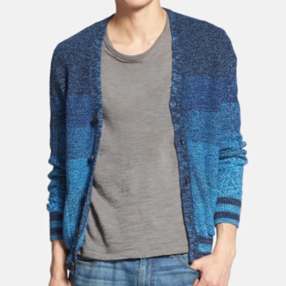 Scotch & Soda Amsterdams Blauw Cardigan